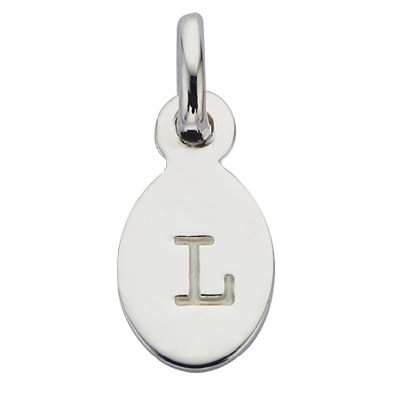 Kirstin Ash Bespoke Collection Oval Initials - Sterling Silver - Tea Pea Home