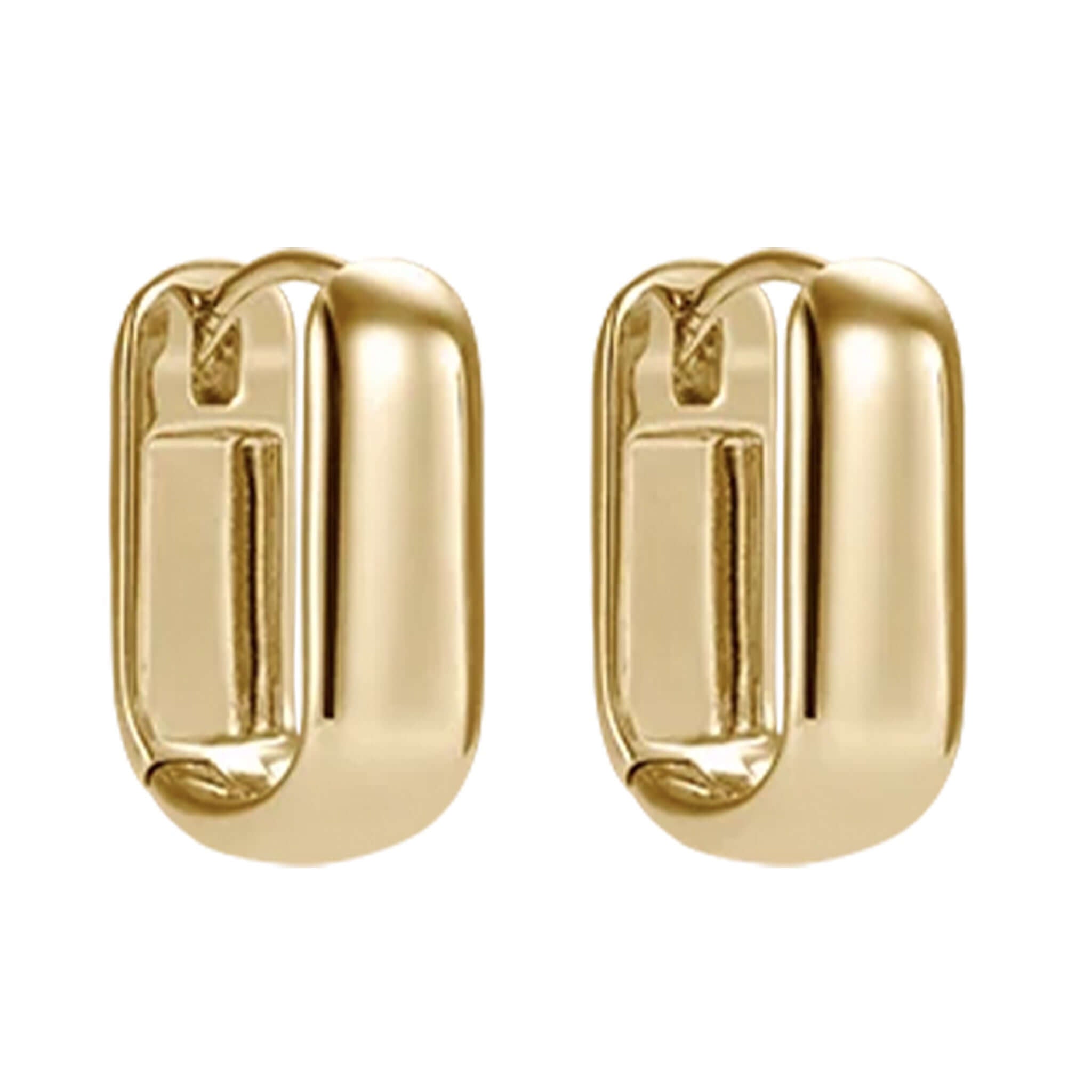 Kirstin Ash Ember Collection Symphony Hoop Earrings Small in 18k gold vermeil with polished finish, perfect for everyday wear.