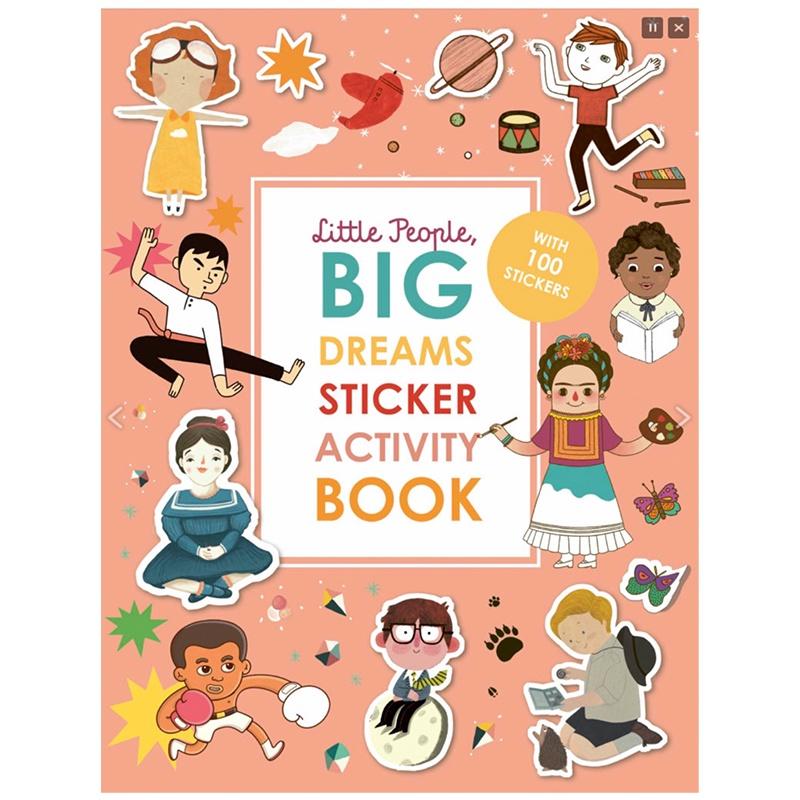 Little People, Big Dreams - Sticker Activity Book - Tea Pea Home