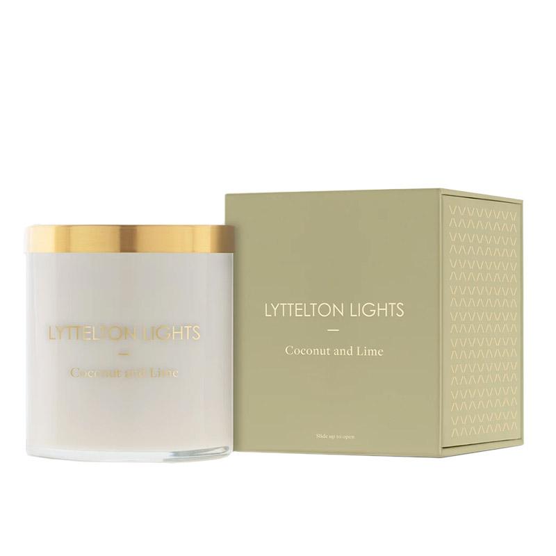 Lyttelton Lights Candle - Coconut & Lime - Tea Pea Home