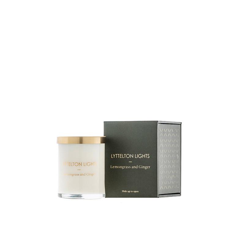 Lyttelton Lights Candle - Lemongrass & Ginger - Tea Pea Home