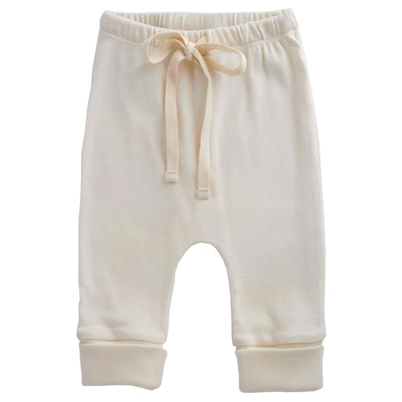 Nature Baby Organic Cotton Drawstring Pants - Natural - Tea Pea Home