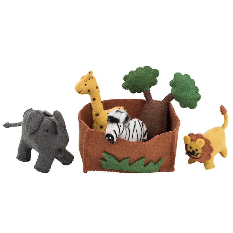 Pashom Nepal Felt Playset - African - Tea Pea Home