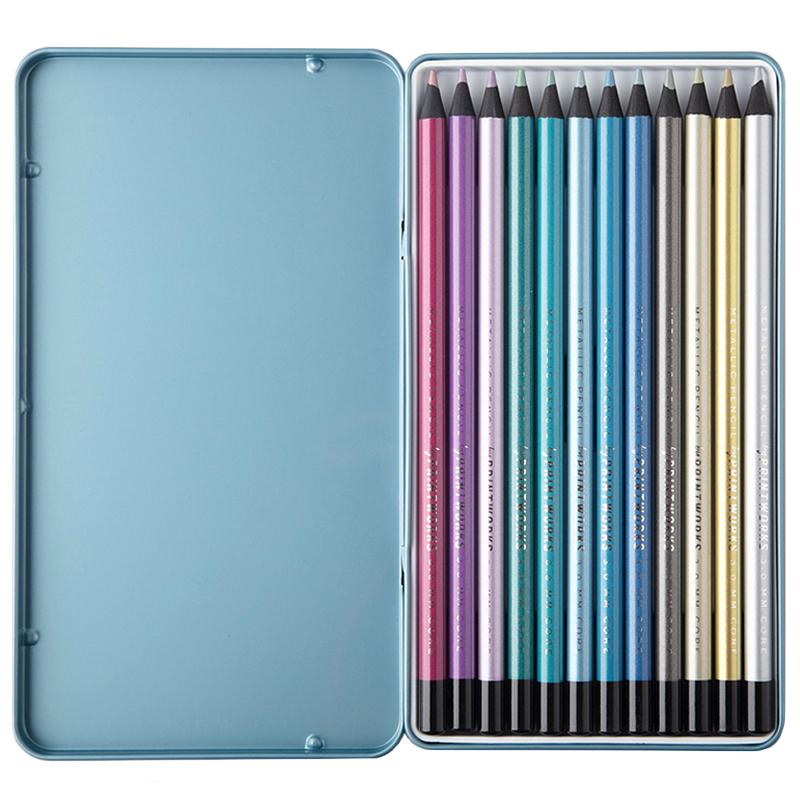 Printworks Colour Pencil Set - Metallic - Tea Pea Home