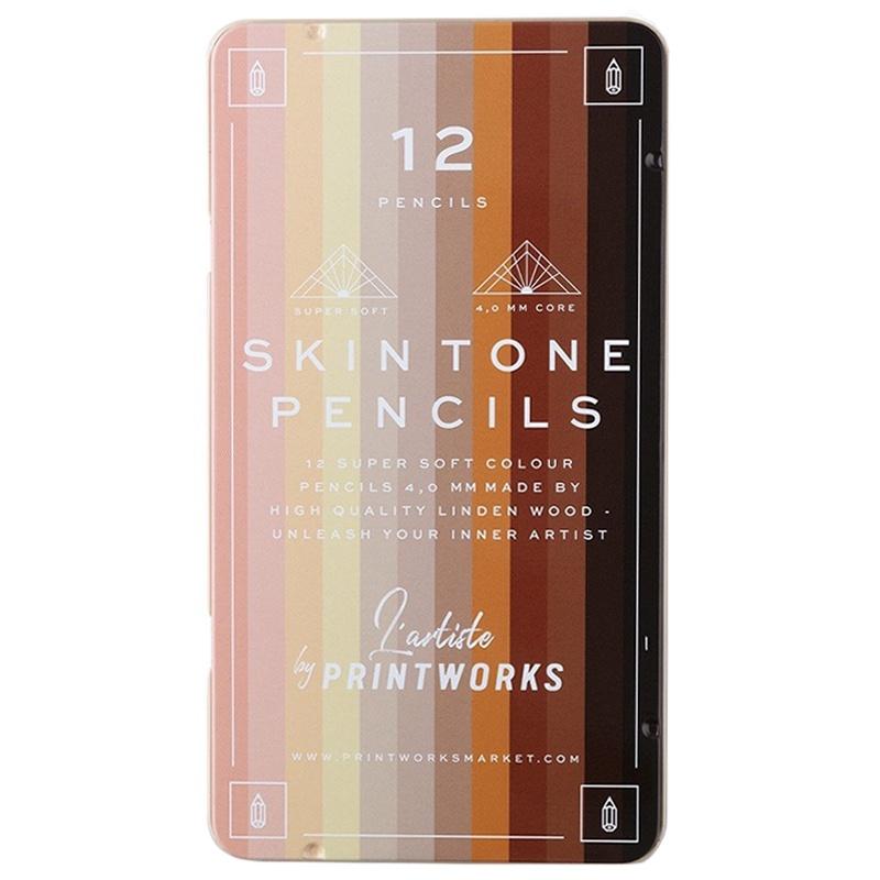 Printworks Colour Pencil Set - Skin Tones - Tea Pea Home
