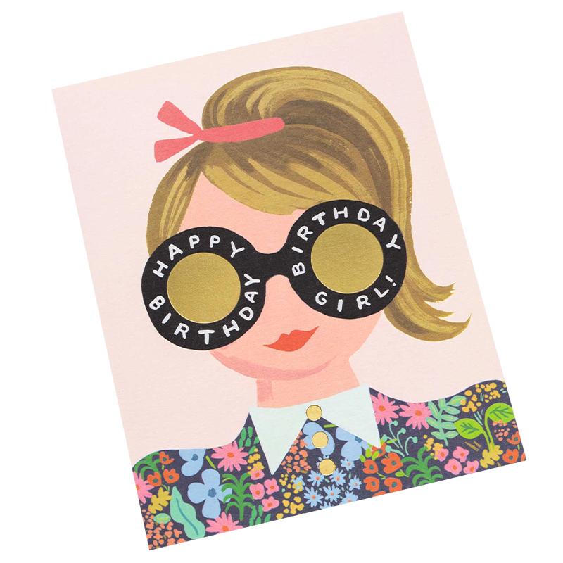 Rifle Paper US Card - Meadow Birthday Girl - Tea Pea Home