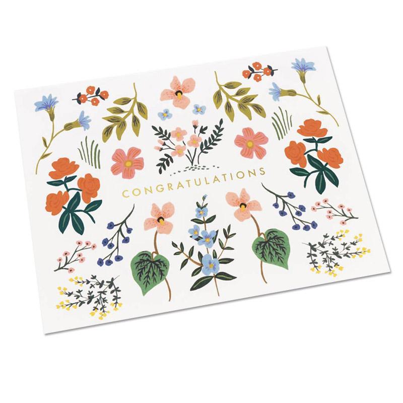 Rifle Paper US Card - Wildwood Congrats - Tea Pea Home