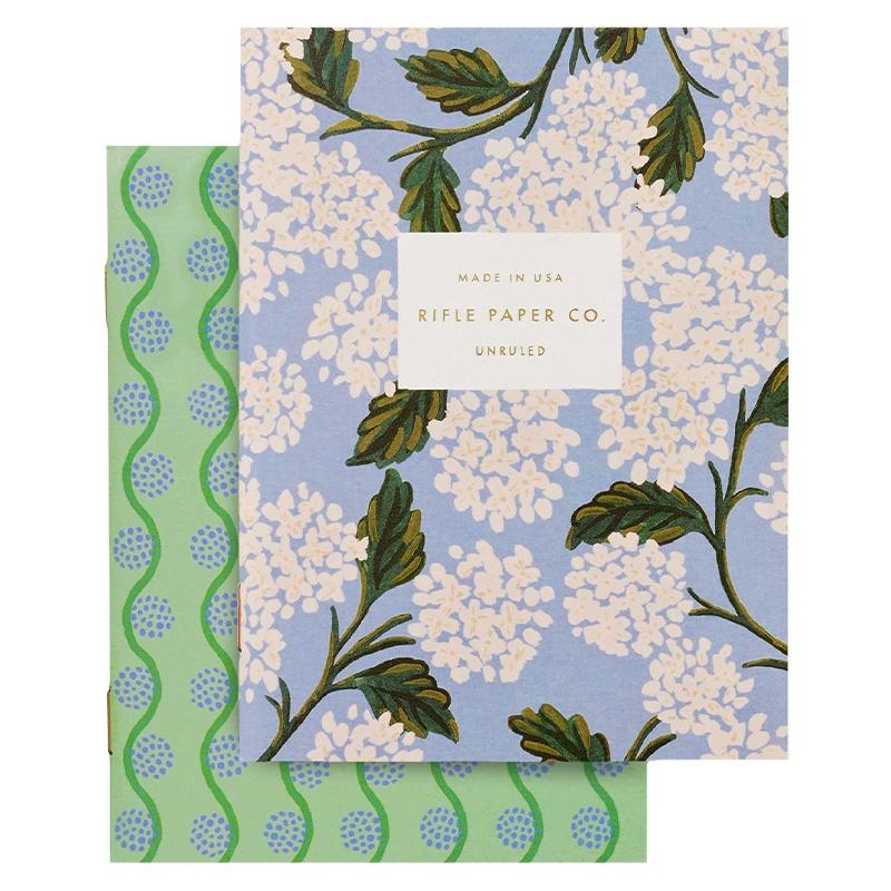 Rifle Paper US Pocket Notebook Set - Hydrangea - Tea Pea Home