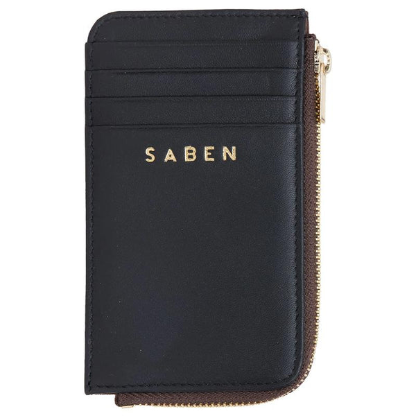 Saben Winona Card Holder - Black | Free Shipping | Tea Pea