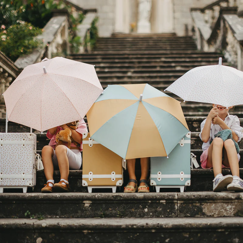 Olli Ella See-Ya Child's Umbrella - Pink Daisies