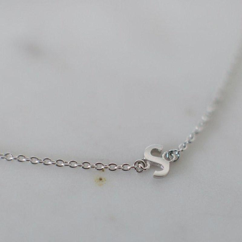 Sophie Bracelet - Little Letter Sterling Silver - Tea Pea Home