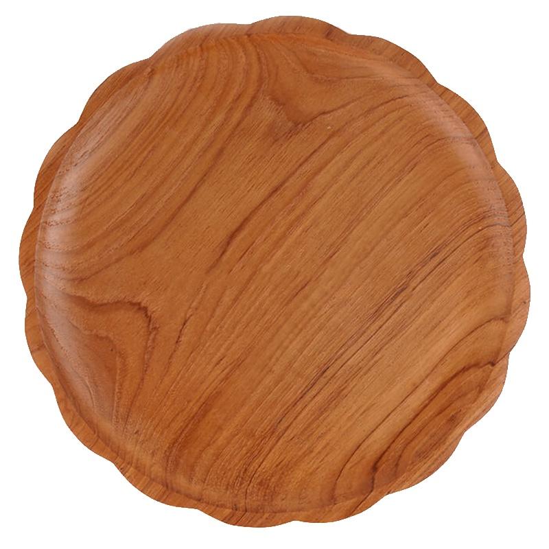 Tea Pea Home Teak Dish - Wavy Edge - Tea Pea Home