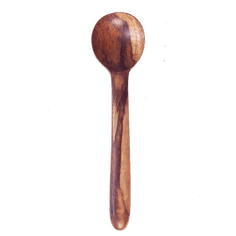 Tea Pea Home Teak Platter Coin Spoon - Tea Pea Home