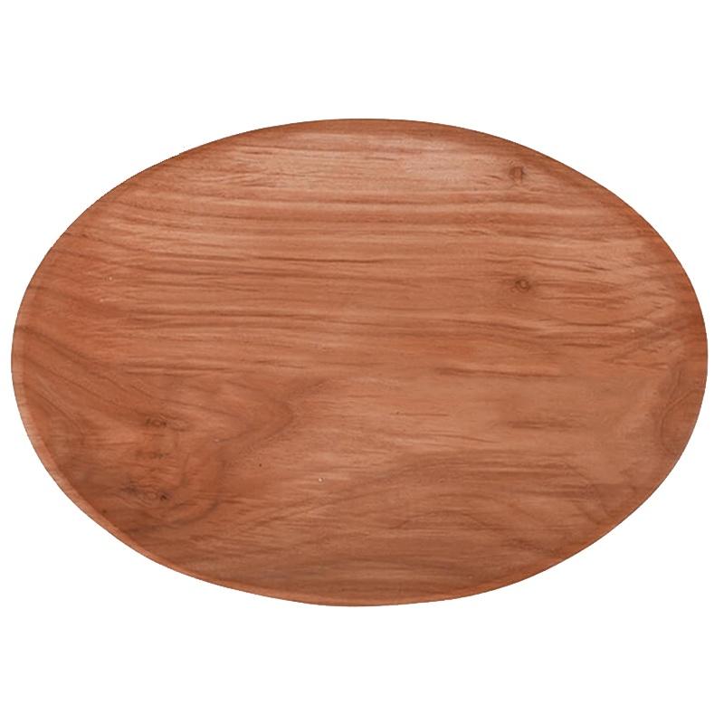 Tea Pea Home Teak Serving Plate - Oval - Tea Pea Home