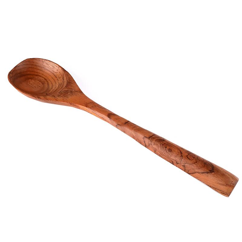 Tea Pea Home Teak Serving Platter Flat Bottom Spoon - Tea Pea Home