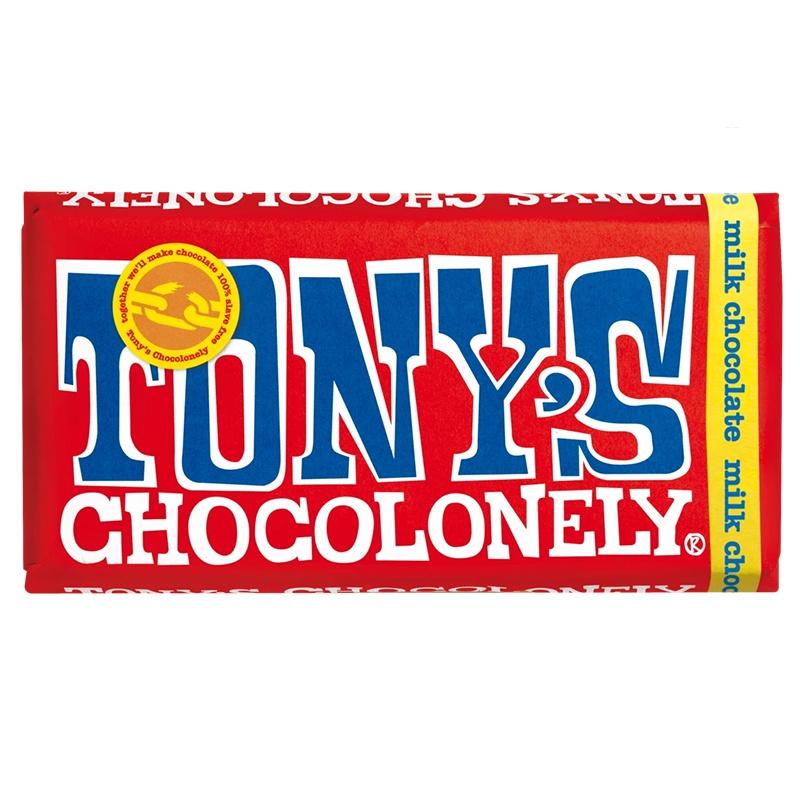 Tony's Chocolonely 180g Milk Chocolate Bar - Tea Pea Home