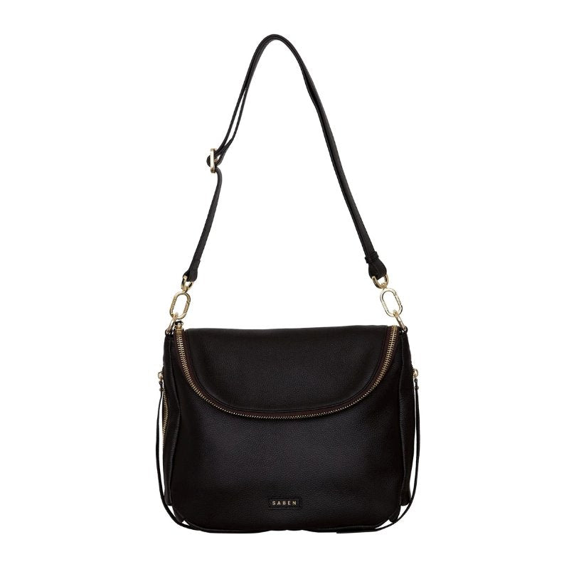 Saben Frankie Shoulder Bag - Black - Tea Pea Home