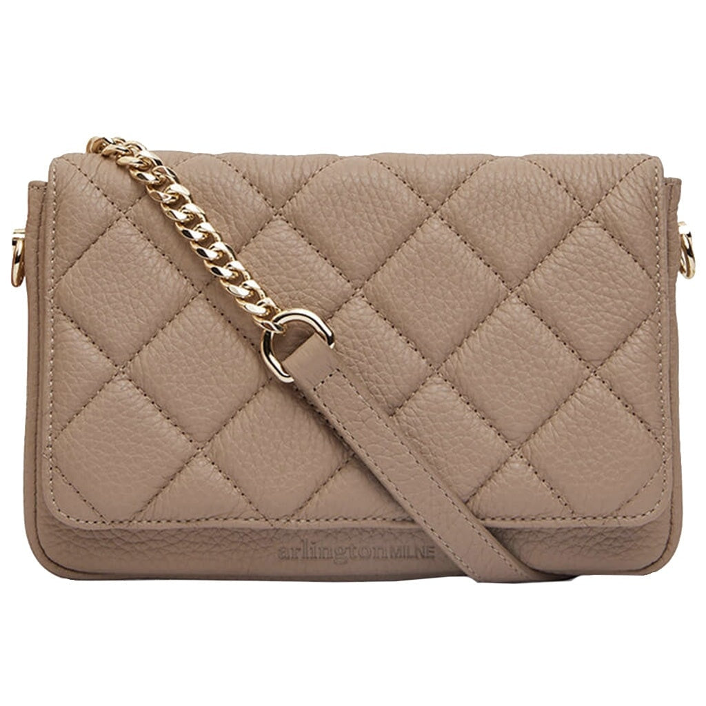 Arlington Milne Sarah Crossbody Bag - Quilted Fawn - Tea Pea Home