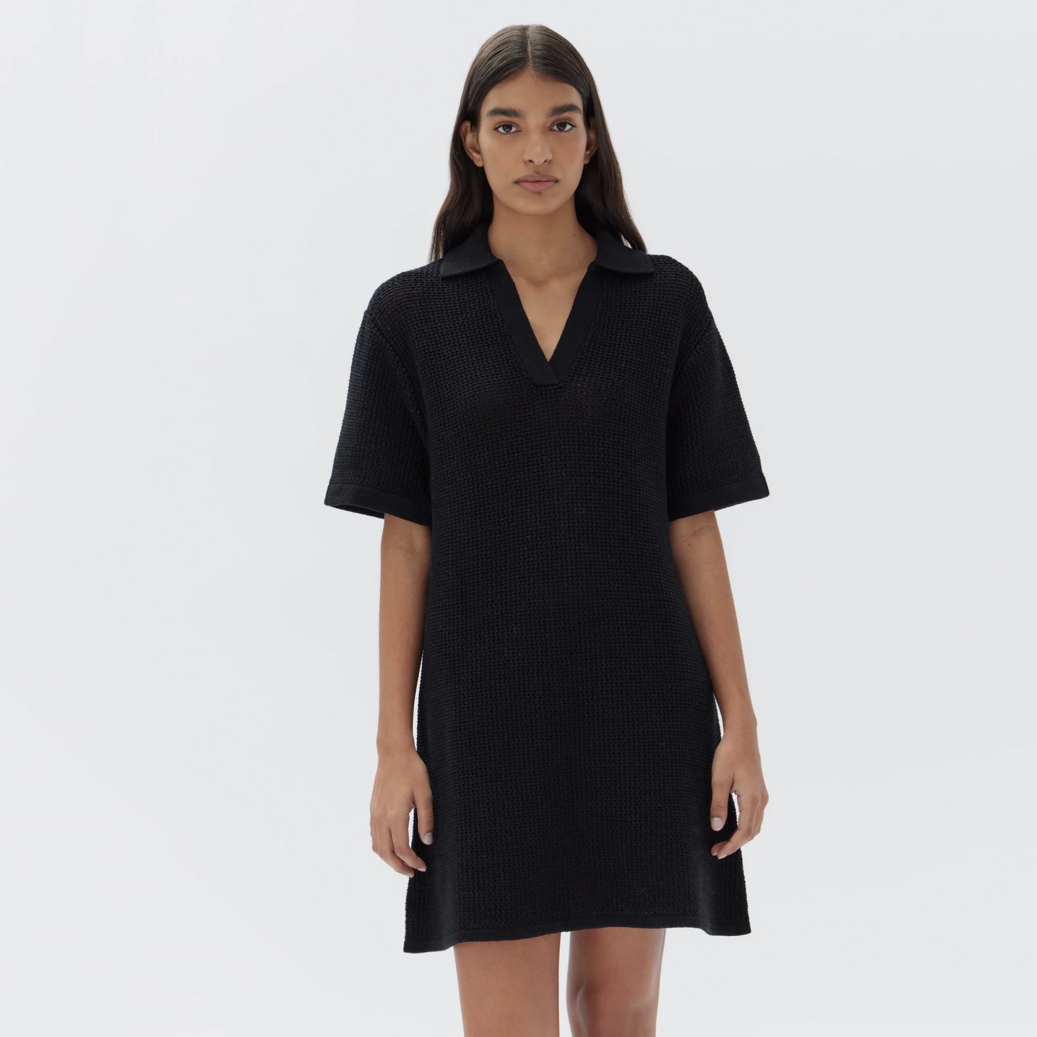 Assembly Label Lydia Knit Dress - Black - Tea Pea Home