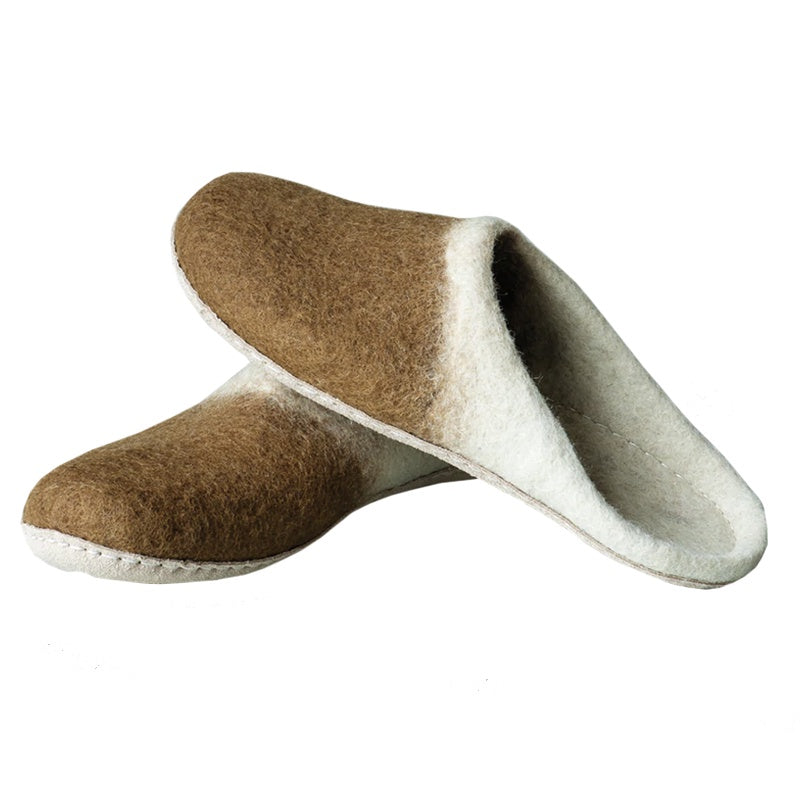 Bianca Lorenne Slippers - Feruto Slide Dark Ochre / Natural - Tea Pea Home