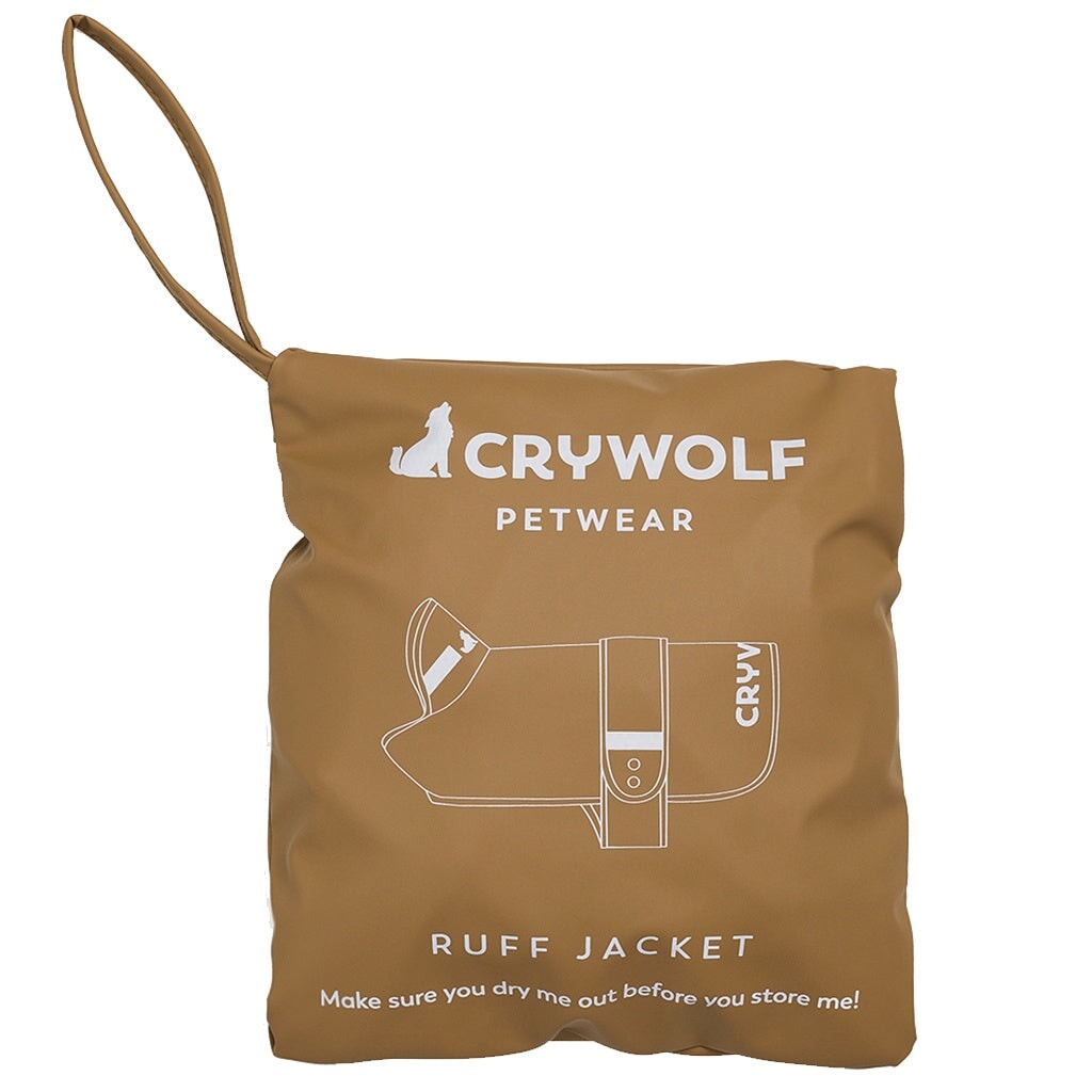 Crywolf Ruff Dog Jacket - Tan - Tea Pea Home