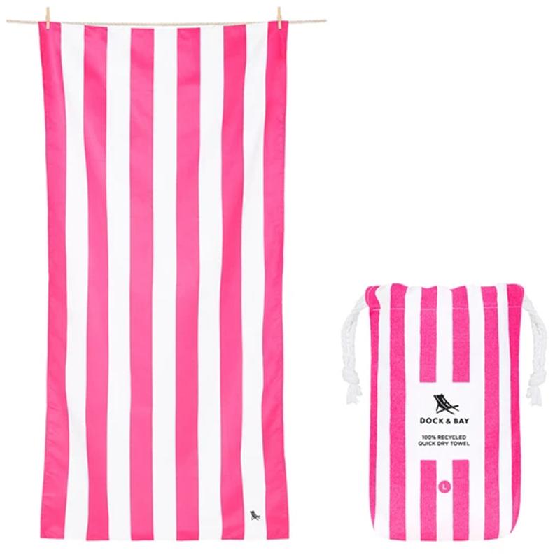 Dock & Bay Cabana Collection Beach Towel - Phi Phi Pink - Tea Pea Home