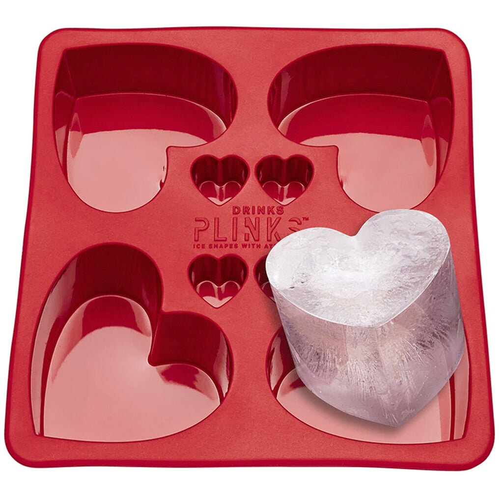 DrinksPlinks Silicone Ice / Baking Tray - Love Hearts - Tea Pea Home