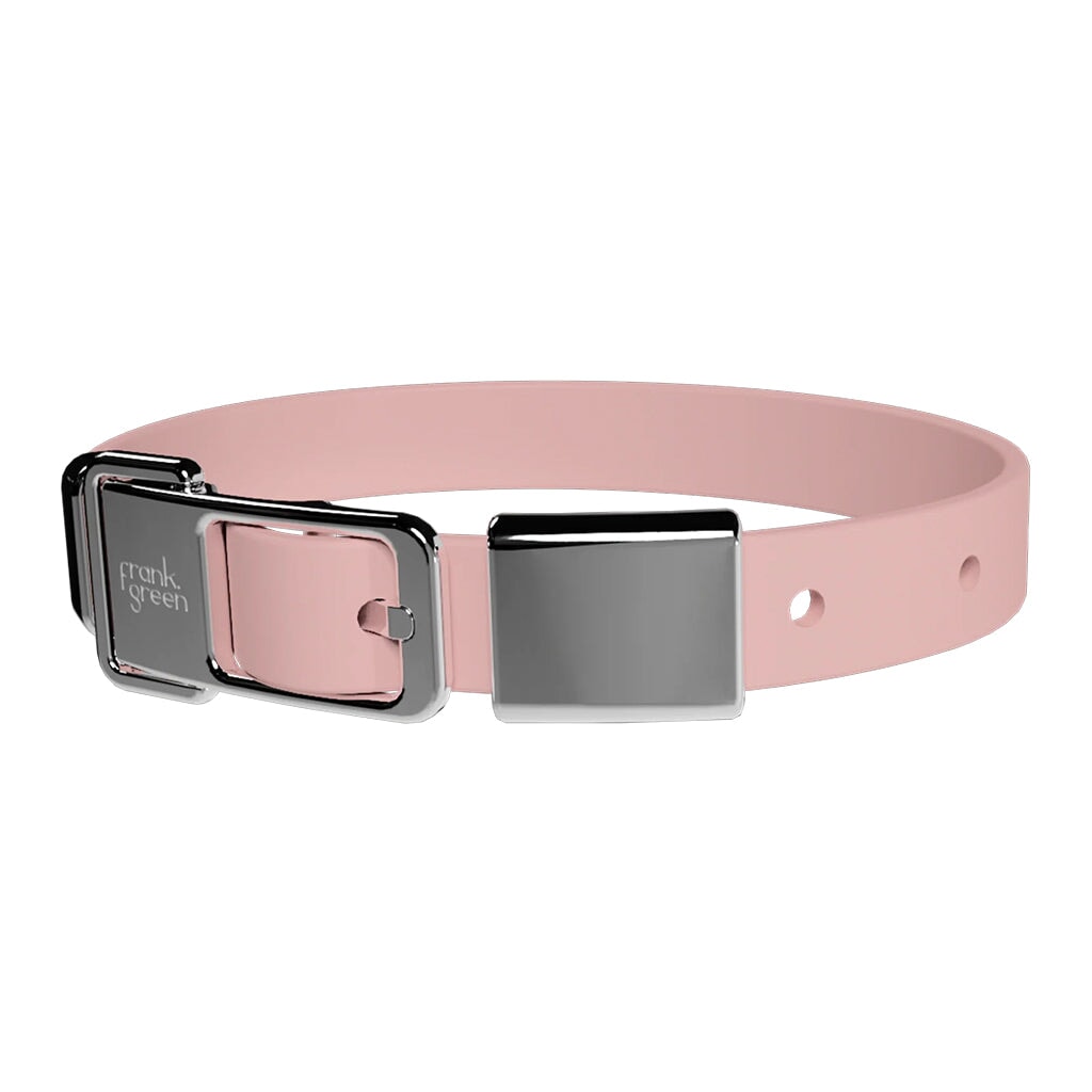 Frank Green Pet Collar with Name Tag - Blushed - Tea Pea Home