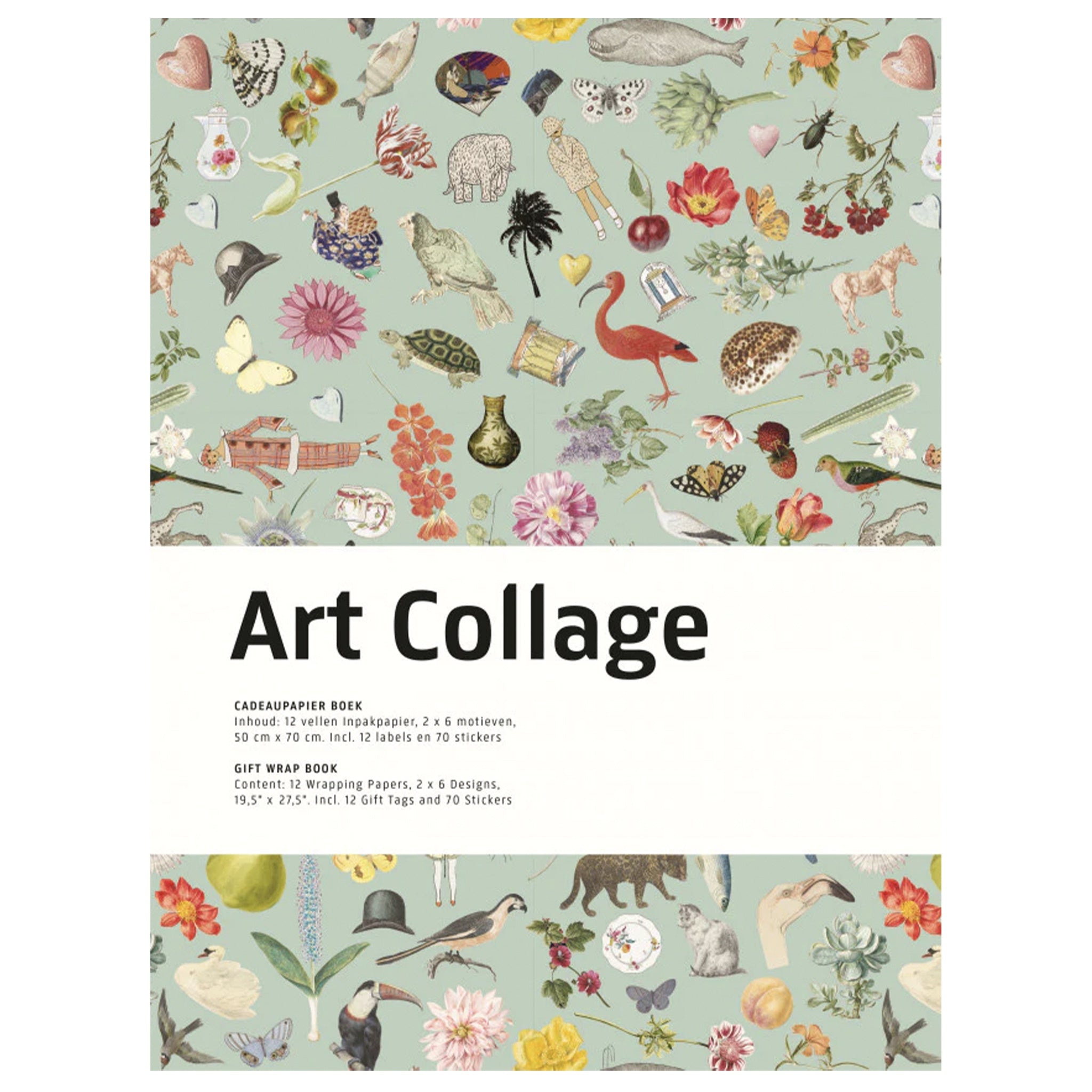 Art Collage Gift Wrap Book -  Joelle Wehkamp, Rijksmuseum