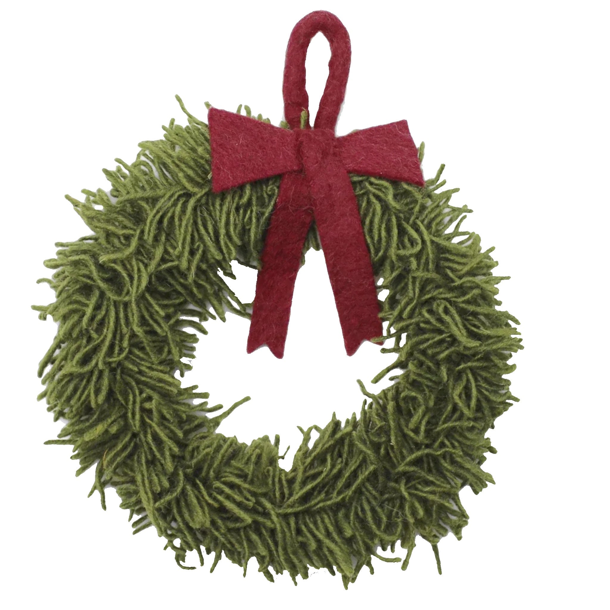 Gry & Sif Wreath with Red Bow Christmas Gry & Sif 