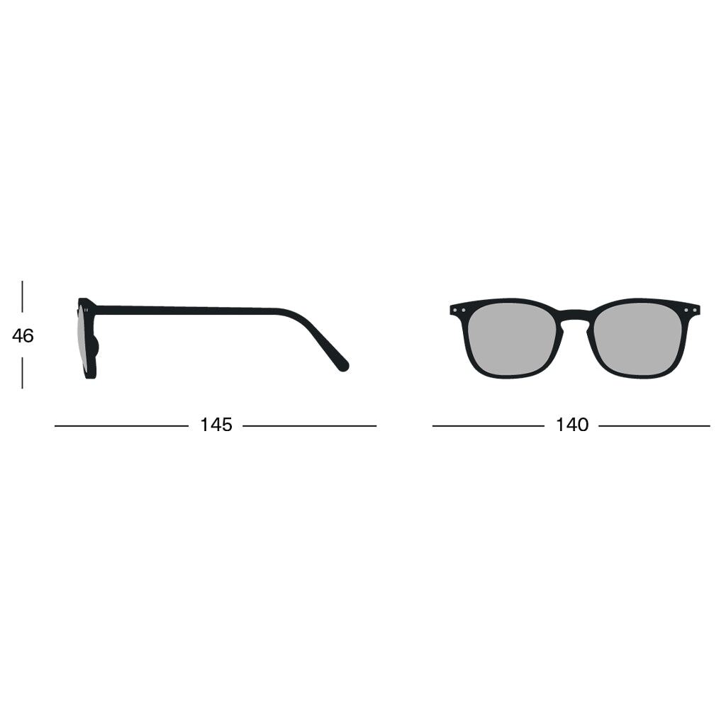 Izipizi France Reading Glasses - Collection E Black - Tea Pea Home