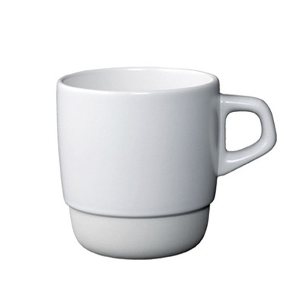 Kinto Japan Porcelain Stacking Mug - White - Tea Pea Home