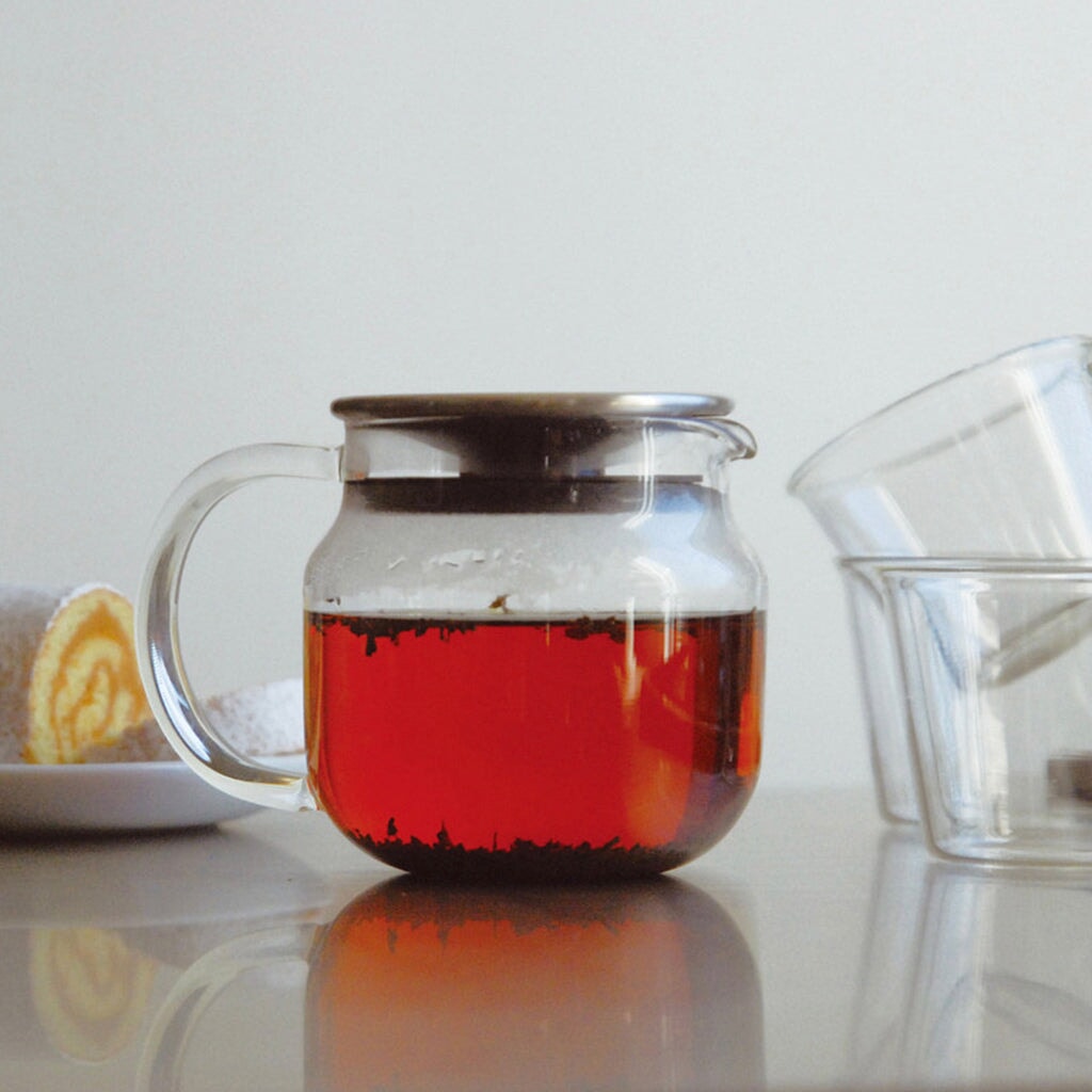 Kinto One Touch Stainless Steel Teapot - Tea Pea Home