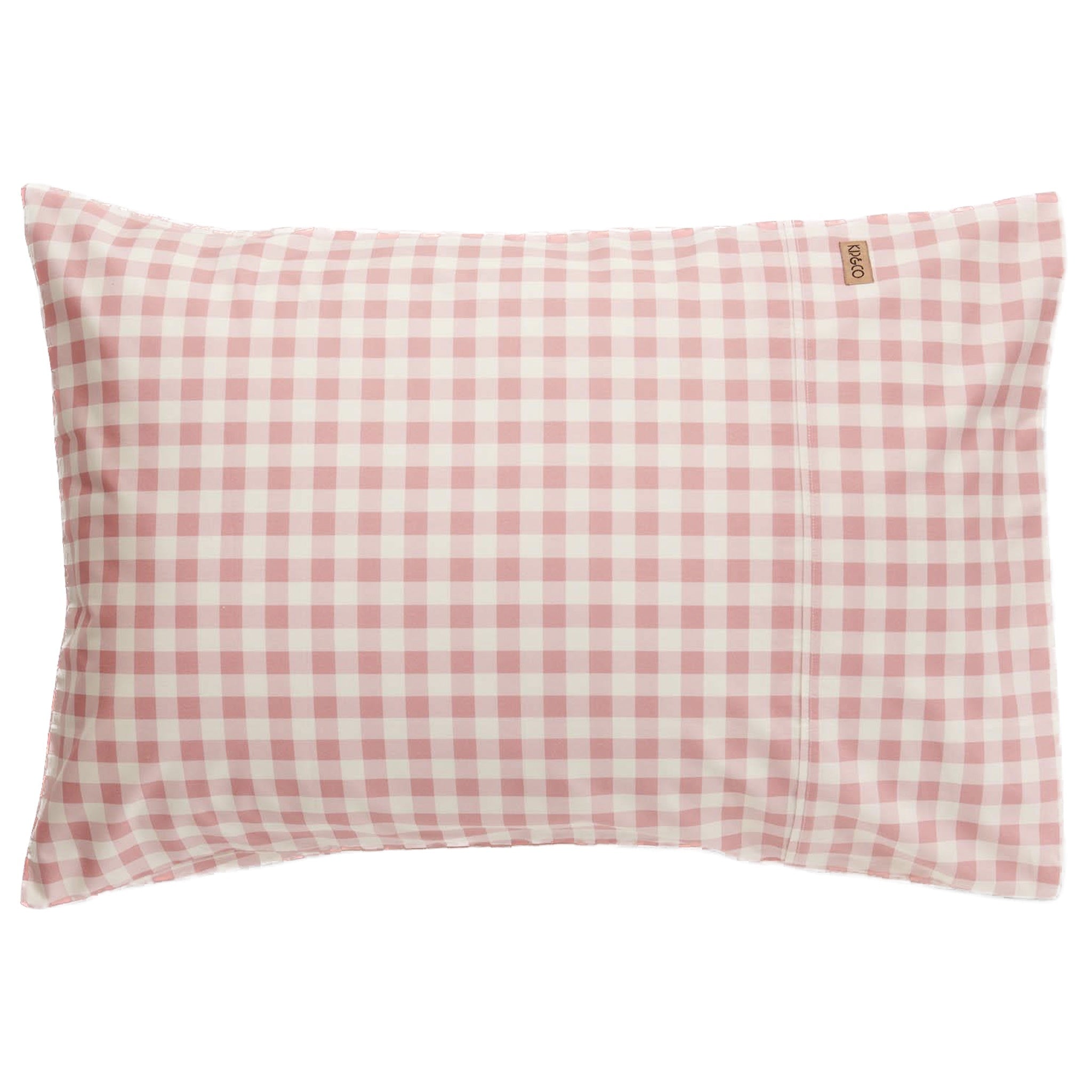 Kip & Co Organic Cotton Standard Pillowcase Set - Gingham Candy - Tea Pea Home