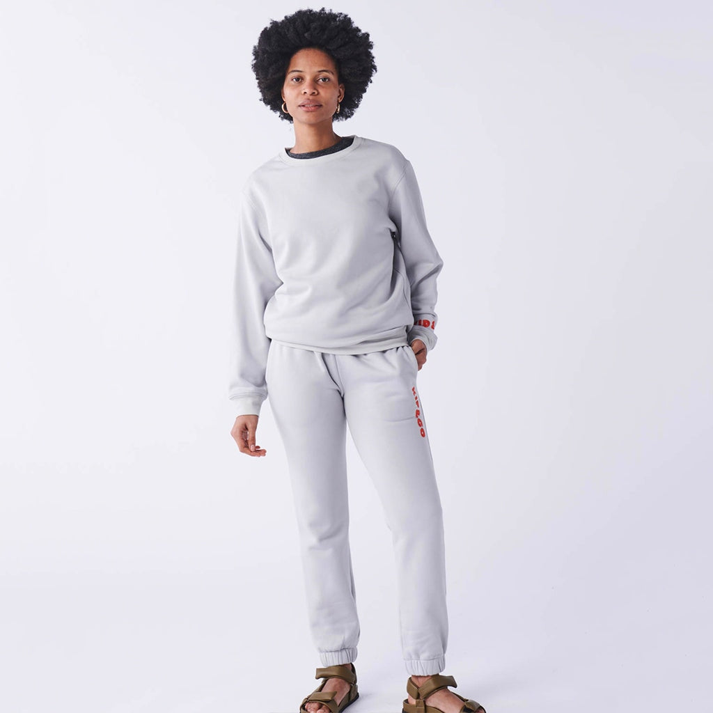 Kip & Co Organic Cotton Adult Sweater - Grey - Tea Pea Home
