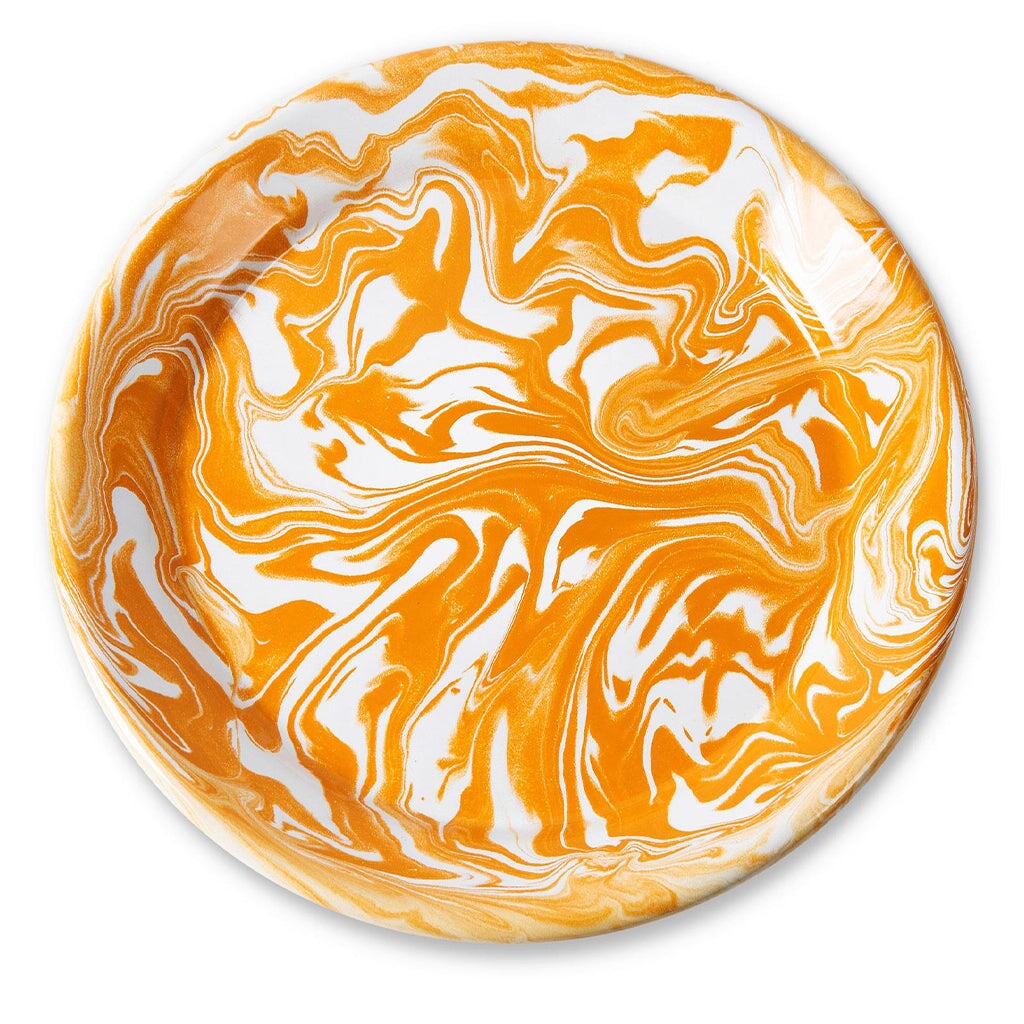 Kip & Co Enamel Plate Set - Golden Marble - Tea Pea Home