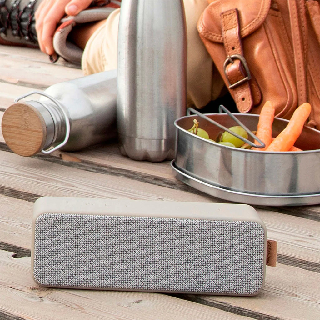 Kreafunk Denmark aBOOM Bluetooth Speaker - Ivory Sand - Tea Pea Home