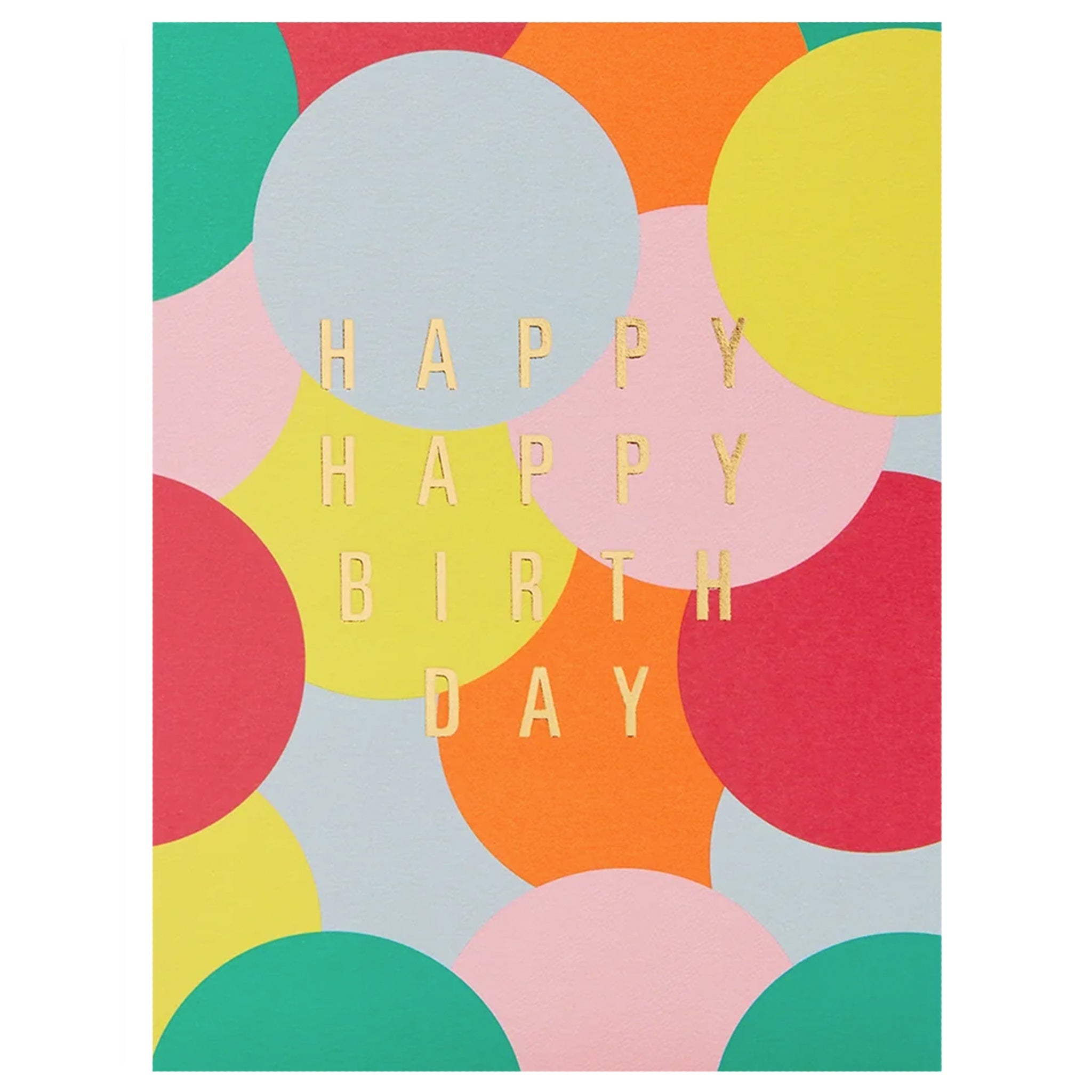 Lagom Design Card - Happy Happy Birthday