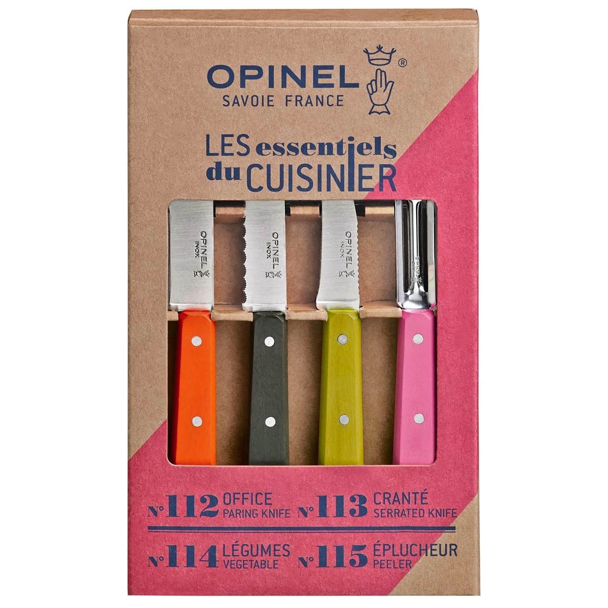 Opinel Savoie France Les Essentials Kitchen Utility Set - Fifties