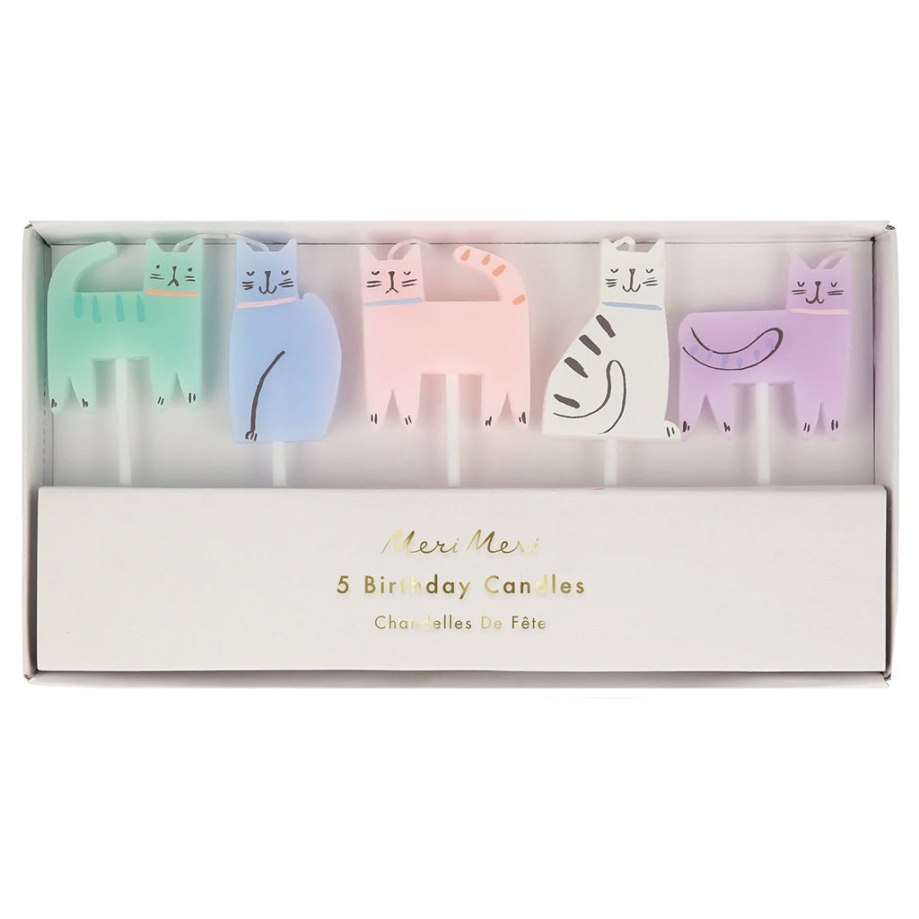 Meri Meri Candle Set - Cats - Tea Pea Home