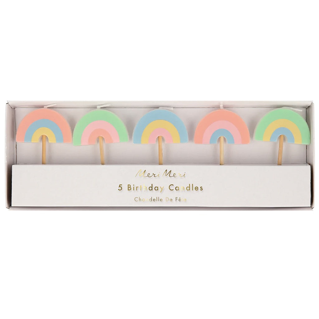Meri Meri Candle Set - Rainbow Party - Tea Pea Home