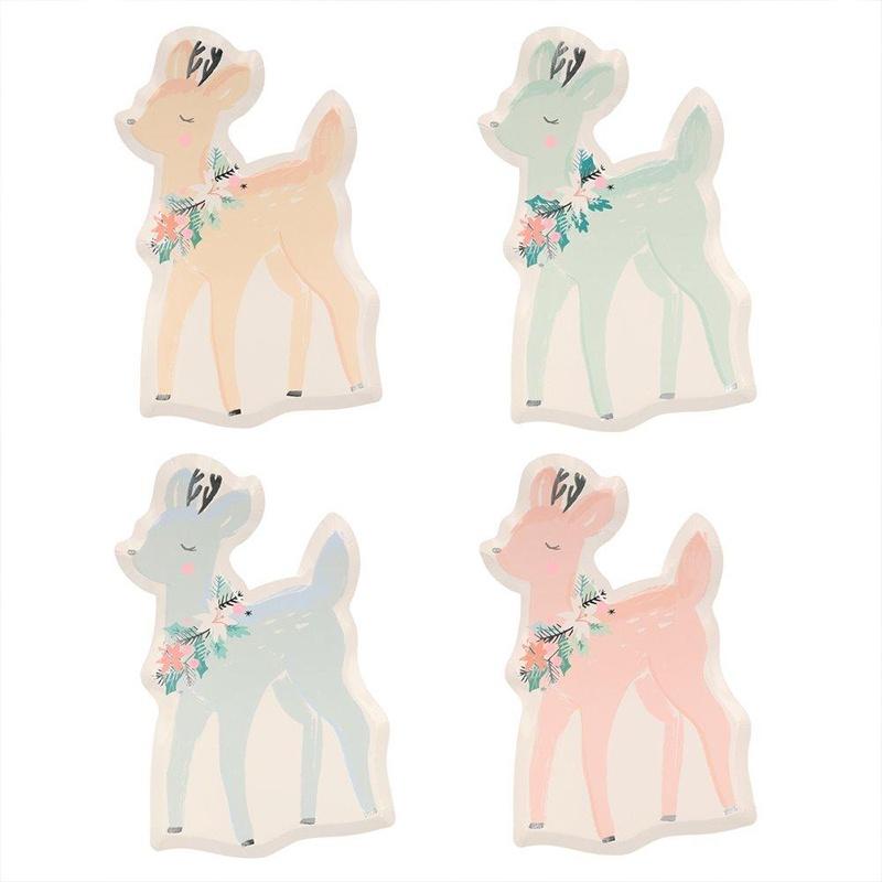 Meri Meri Paper Plate Set - Pastel Deer - Tea Pea Home