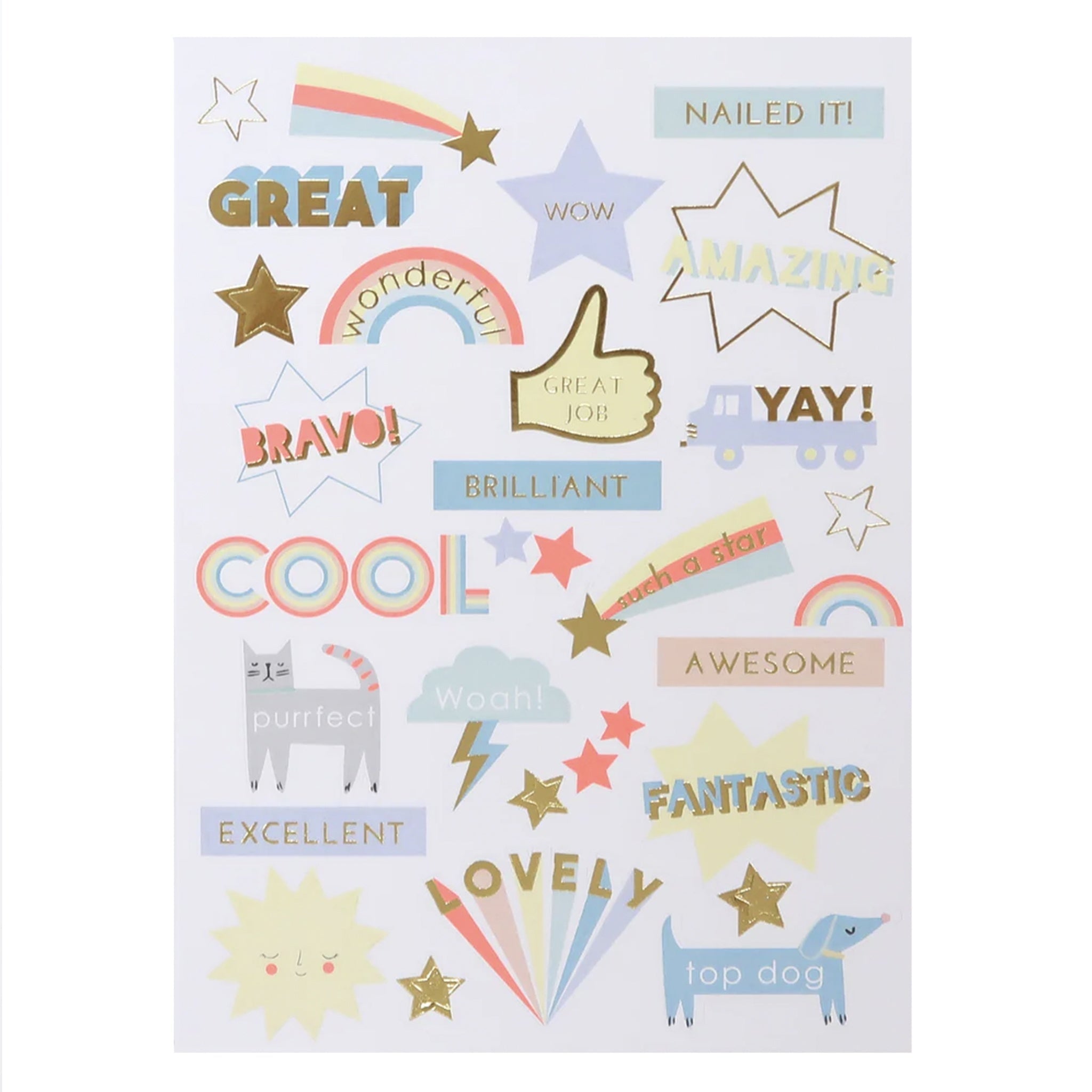 Meri Meri Sticker Sheet Set - Reward - Tea Pea Home