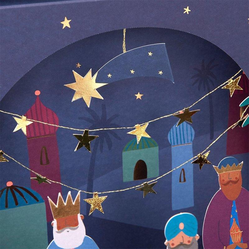 Meri Meri Christmas Paper Craft Advent Calendar - Nativity - Tea Pea Home