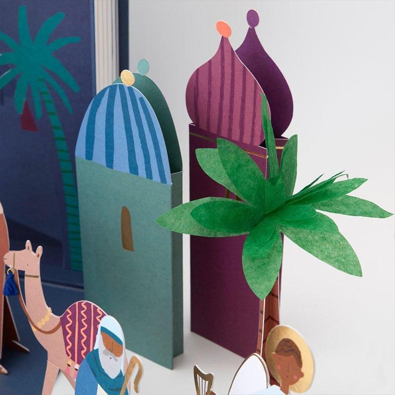 Meri Meri Christmas Paper Craft Advent Calendar - Nativity - Tea Pea Home