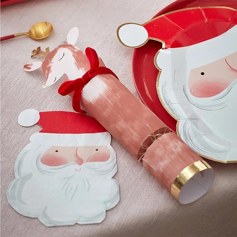 Meri Meri Paper Plate Set - Jolly Santa - Tea Pea Home