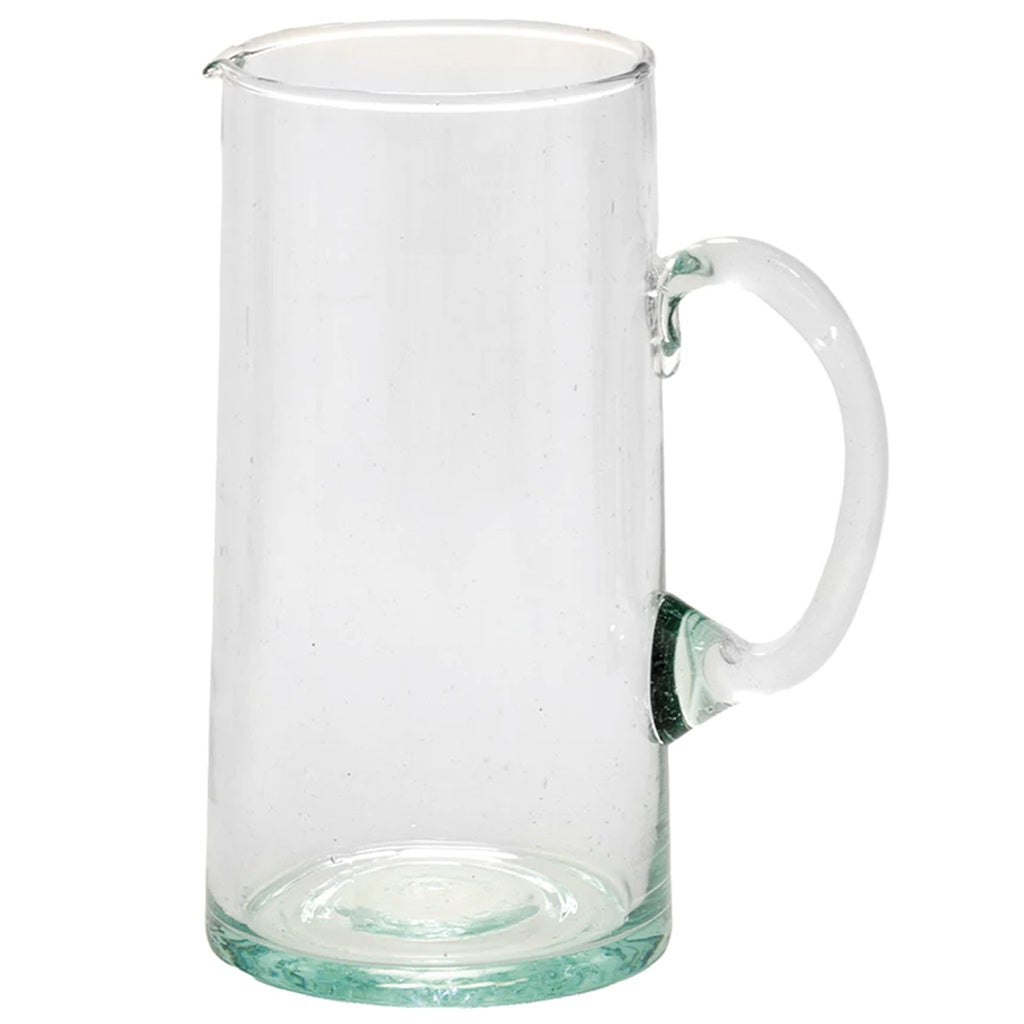 Moroccan Glass Jug / Carafe - Clear - Tea Pea Home