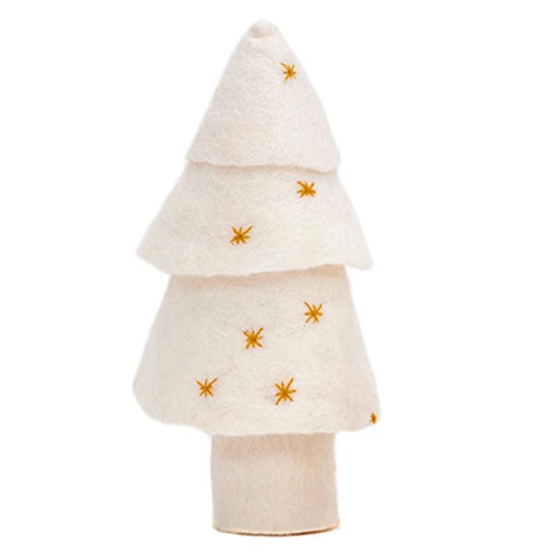 Muskhane Felt Layered Tree - Natural - Tea Pea Home