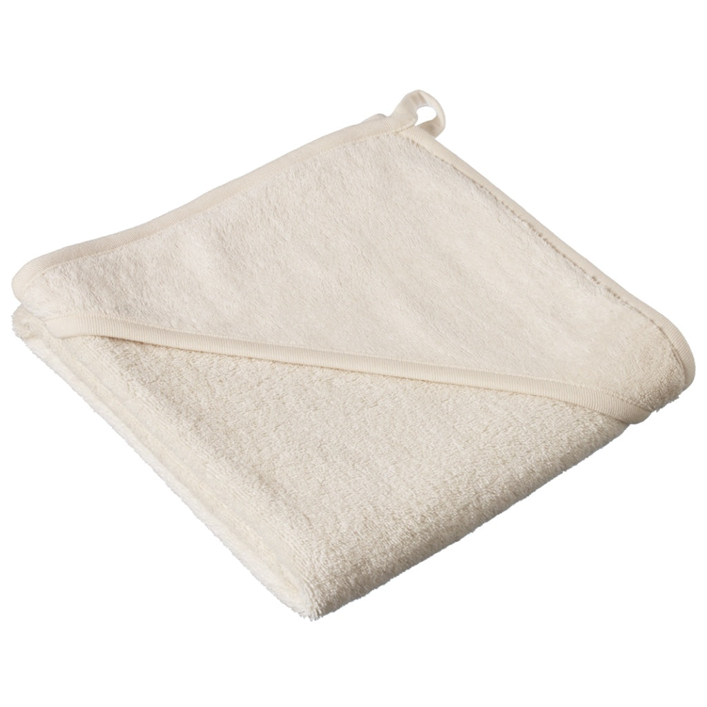 Nature Baby Organic Cotton Hooded Towel - Natural - Tea Pea Home