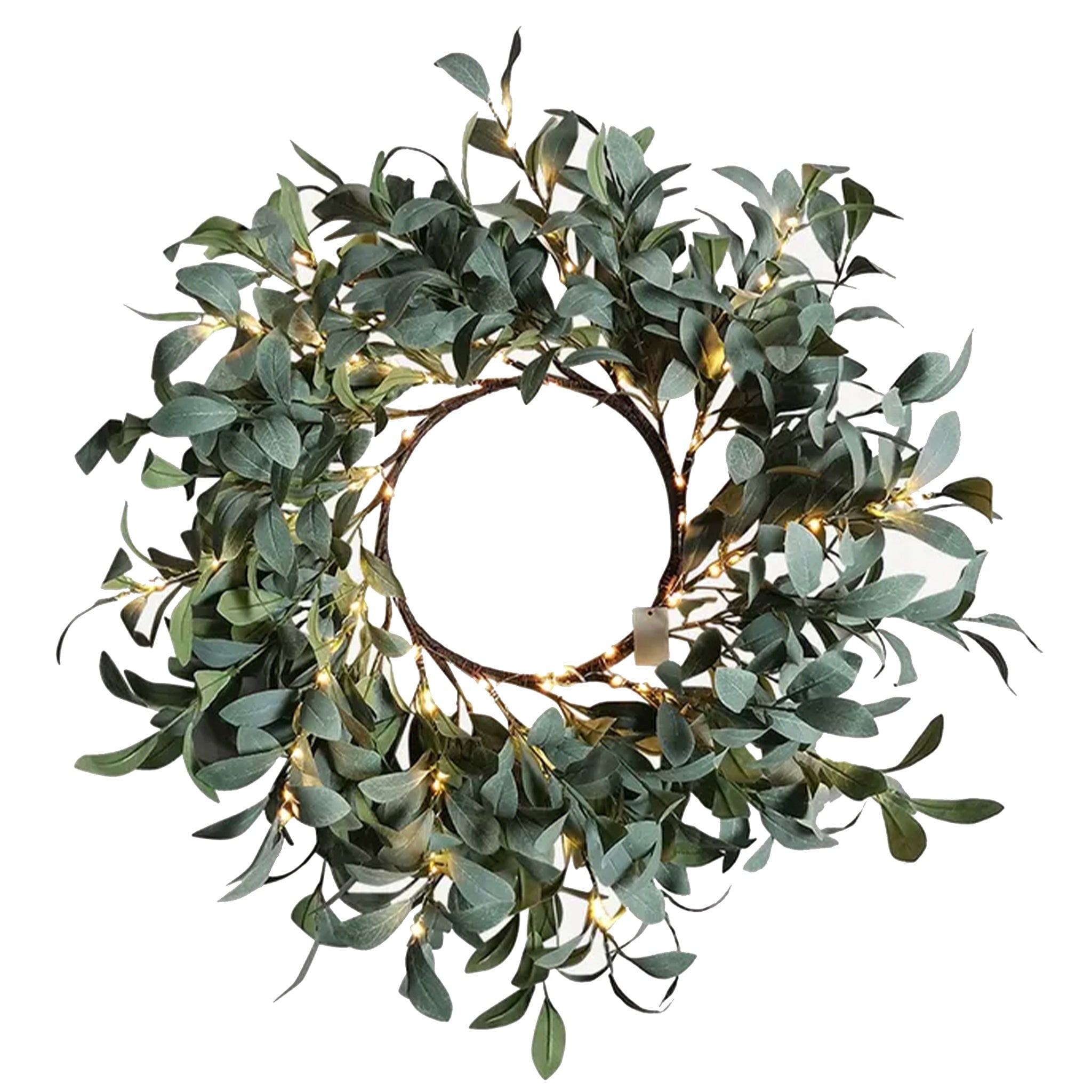 Olive Light Up Christmas Wreath - Tea Pea Home